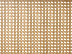 Letto Rattan BOUSSICOURT 180 x 200 cm Marrone scuro