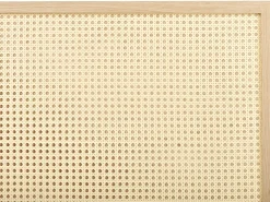 Letto Rattan MONPAZIER 180 x 200 cm Marrone chiaro