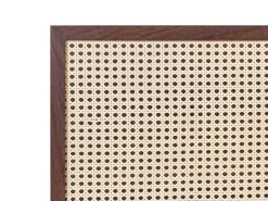 Letto Rattan MONPAZIER 160 x 200 cm Marrone scuro