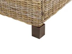 Letto Rattan SALBRIS 180 x 200 cm Naturale