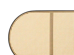 Letto Rattan sintetico (PE) BOULIN 180 x 200 cm Nero