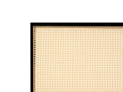 Letto Rattan sintetico (PE) AVANTON 180 x 200 cm Nero