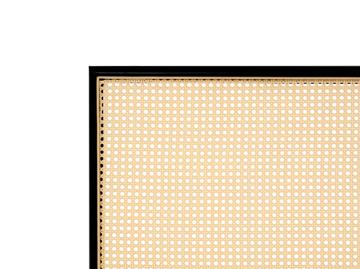 Letto Rattan sintetico (PE) AVANTON 180 x 200 cm Nero