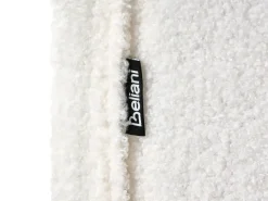 Letto regolabile Bouclé CASTELLAN 180 x 200 cm Bianco sporco
