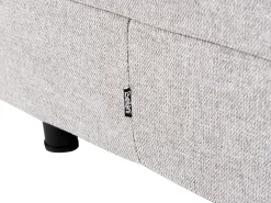 Letto regolabile senza testiera Tessuto DUKE 180 x 200 cm Grigio chiaro