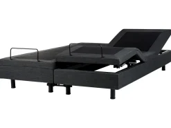 Letto regolabile senza testiera Tessuto DUKE 180 x 200 cm Grigio scuro