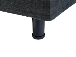 Letto regolabile senza testiera Tessuto DUKE 180 x 200 cm Grigio scuro