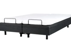 Letto regolabile senza testiera Tessuto DUKE 180 x 200 cm Grigio scuro