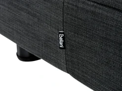 Letto regolabile senza testiera Tessuto DUKE 180 x 200 cm Grigio scuro