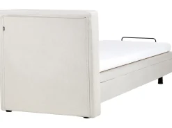Letto regolabile Tessuto DUKE 90 x 200 cm Beige chiaro