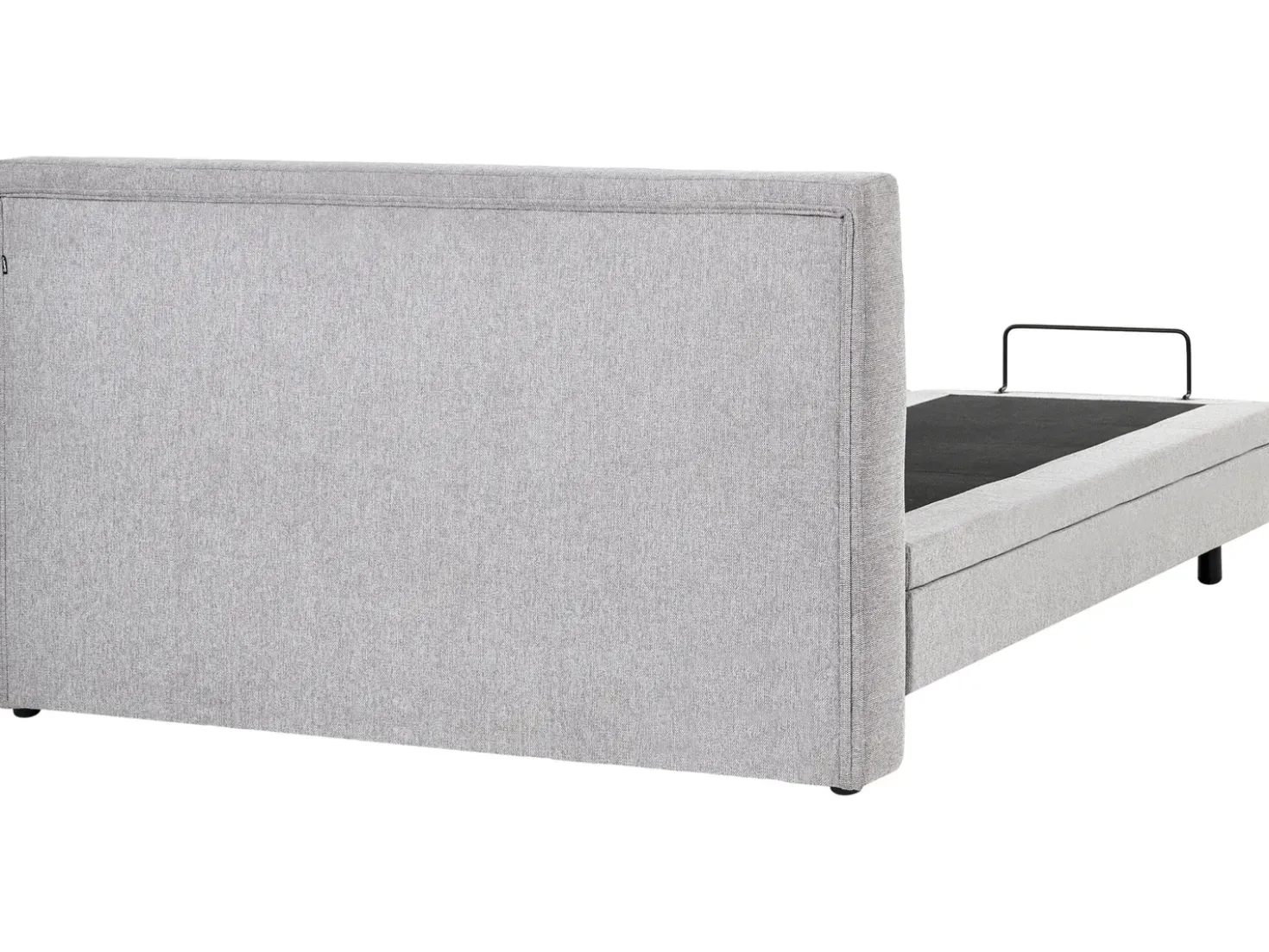 Letto regolabile Tessuto VICEROY 180 x 200 cm Grigio chiaro