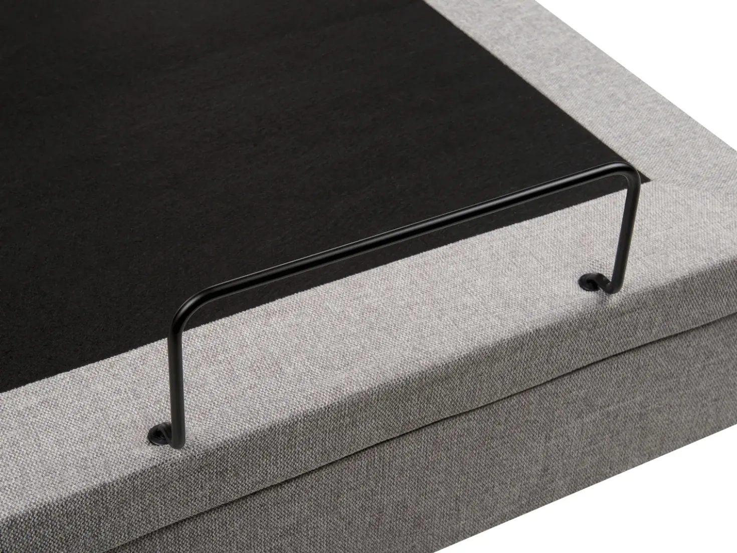 Letto regolabile Tessuto VICEROY 180 x 200 cm Grigio chiaro