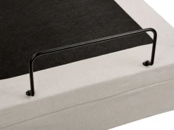 Letto regolabile Tessuto VICEROY 90 x 200 cm Beige chiaro