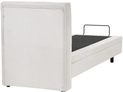 Letto regolabile Tessuto VICEROY 90 x 200 cm Beige chiaro
