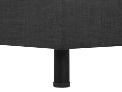 Letto regolabile Tessuto DUKE 90 x 200 cm Grigio scuro