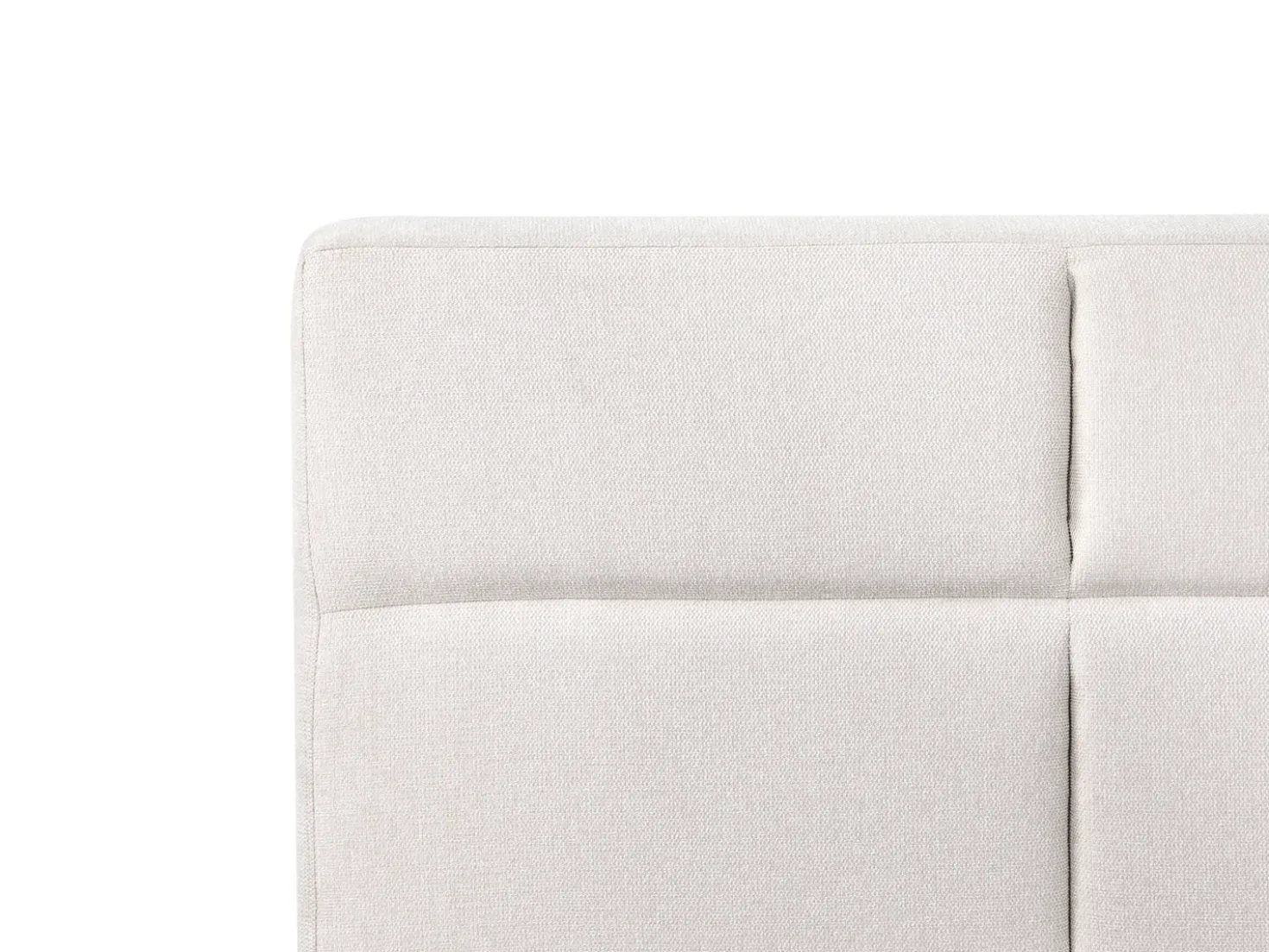 Letto regolabile Tessuto VICEROY 180 x 200 cm Beige chiaro