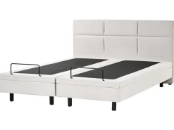 Letto regolabile Tessuto VICEROY 180 x 200 cm Beige chiaro