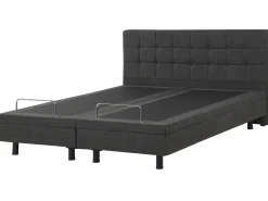 Letto regolabile Tessuto DUKE 180 x 200 cm Grigio scuro