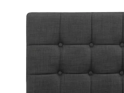 Letto regolabile Tessuto DUKE 180 x 200 cm Grigio scuro
