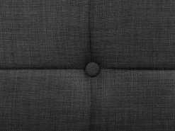 Letto regolabile Tessuto DUKE 180 x 200 cm Grigio scuro