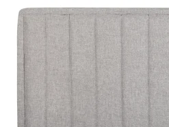 Letto regolabile Tessuto CASTELLAN 180 x 200 cm Grigio chiaro