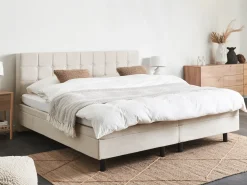 Letto regolabile Tessuto DUKE 180 x 200 cm Beige chiaro