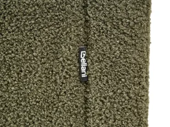 Letto senza testata Bouclé ROANNE 90 x 200 cm Verde scuro