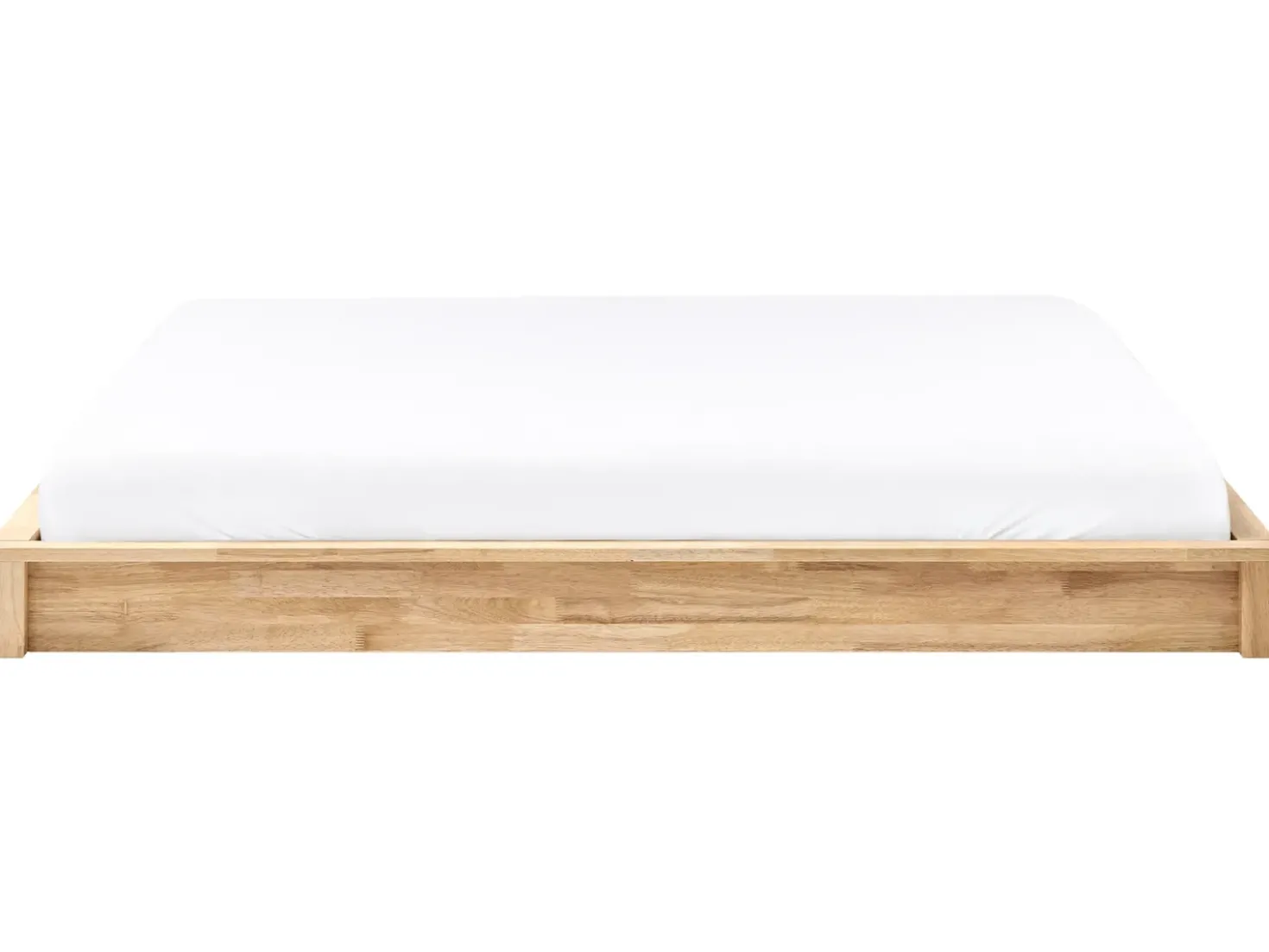Letto senza testata Legno ANTRAS 180 x 200 cm Marrone chiaro