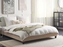 Letto senza testata Tessuto ROANNE 180 x 200 cm Beige