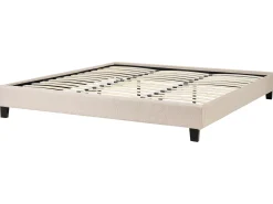 Letto senza testata Tessuto ROANNE 180 x 200 cm Beige