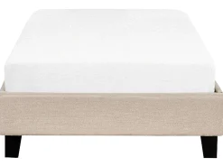 Letto senza testata Tessuto ROANNE 90 x 200 cm Beige