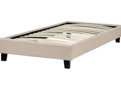 Letto senza testata Tessuto ROANNE 90 x 200 cm Beige