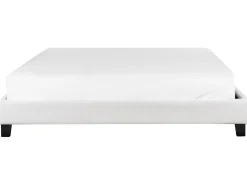 Letto senza testata Tessuto ROANNE 180 x 200 cm Grigio chiaro