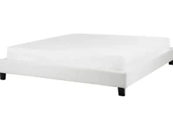 Letto senza testata Tessuto ROANNE 180 x 200 cm Grigio chiaro