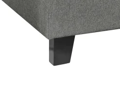 Letto senza testata Tessuto ROANNE 160 x 200 cm Grigio