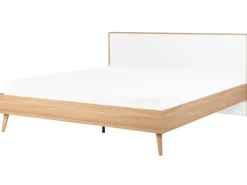 Letto SERRIS 180 x 200 cm Marrone chiaro