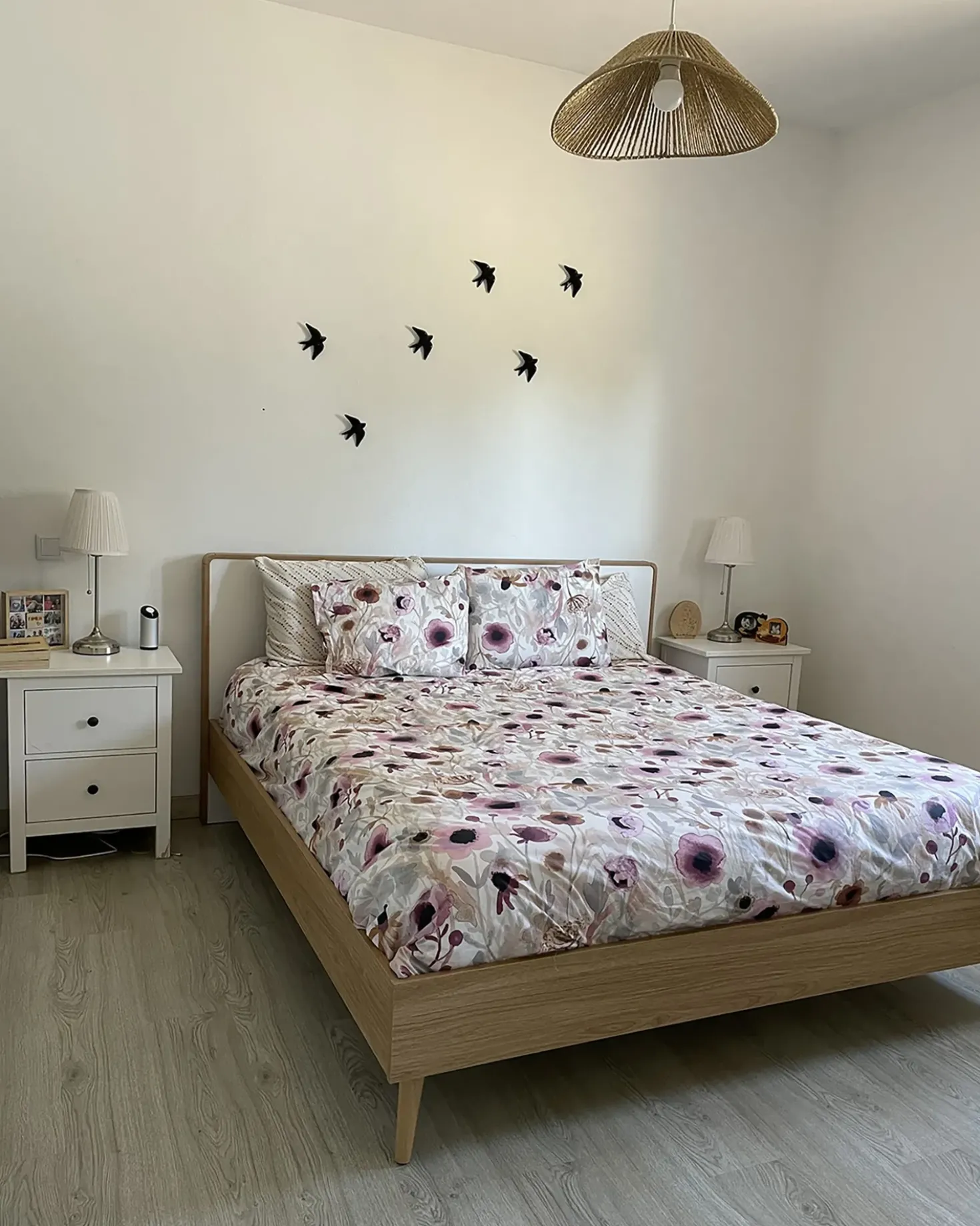 Letto SERRIS 180 x 200 cm Marrone chiaro