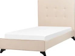 Letto Tessuto AMBASSADOR 90 x 200 cm Beige