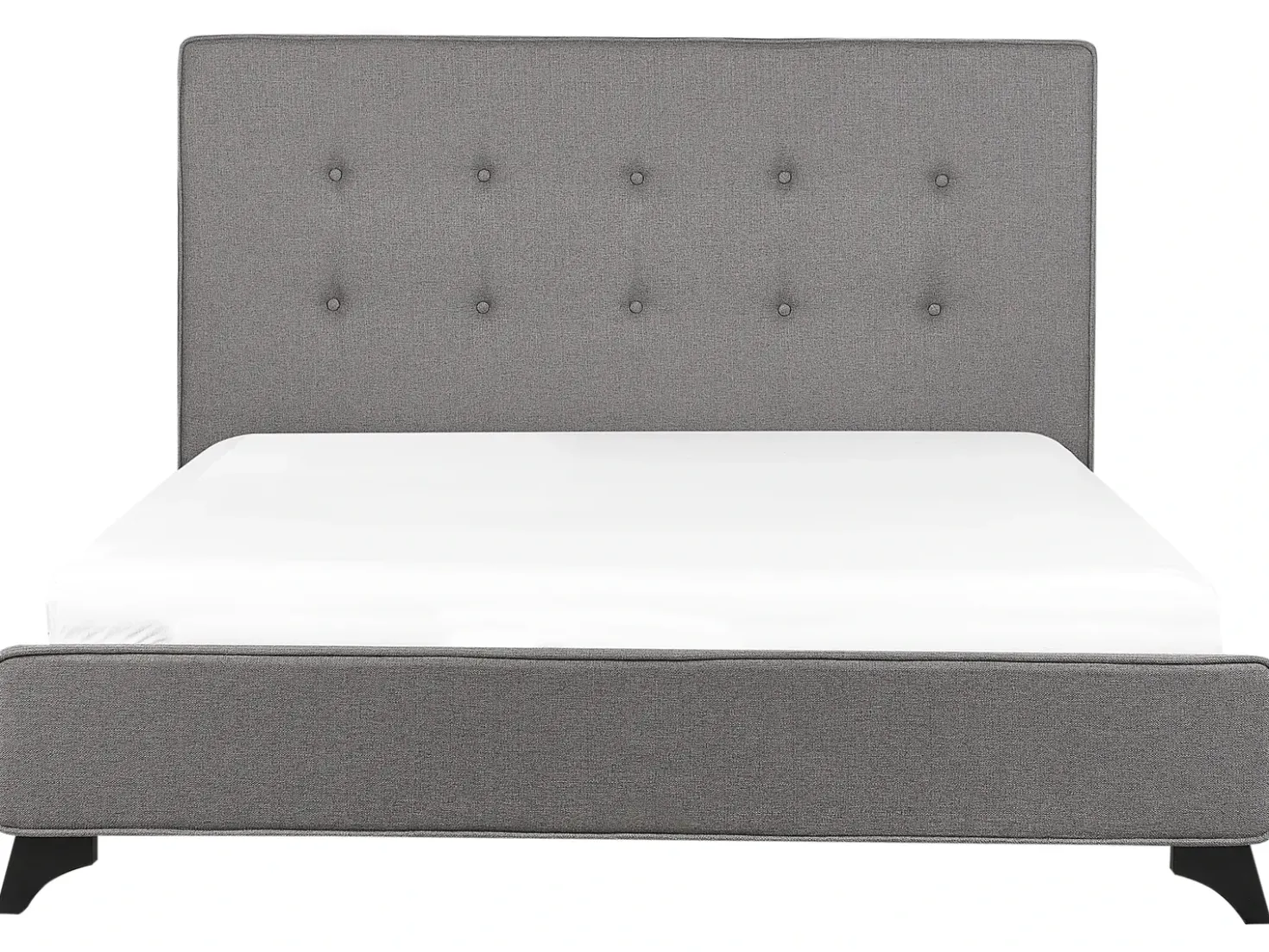 Letto Tessuto AMBASSADOR 140 x 200 cm Grigio
