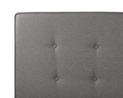 Letto Tessuto AMBASSADOR 140 x 200 cm Grigio