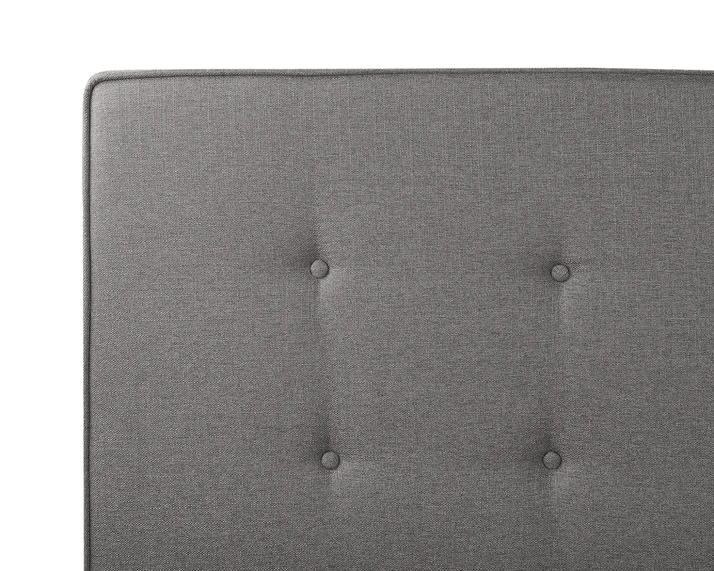 Letto Tessuto AMBASSADOR 140 x 200 cm Grigio