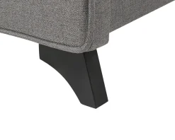 Letto Tessuto AMBASSADOR 140 x 200 cm Grigio