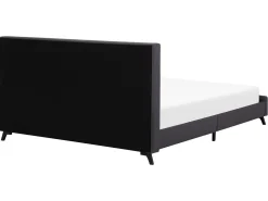 Letto Tessuto AMBASSADOR 160 x 200 cm Grigio scuro