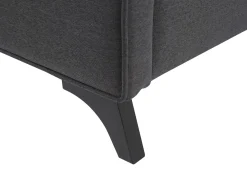 Letto Tessuto AMBASSADOR 160 x 200 cm Grigio scuro