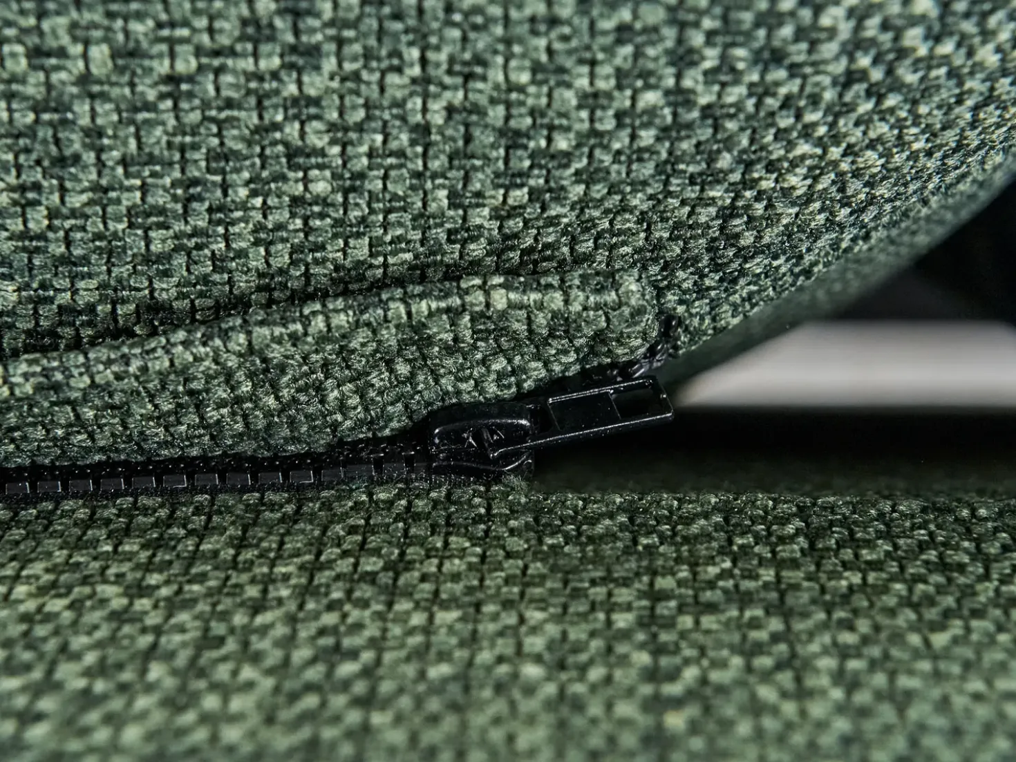 Letto Tessuto BAJONNA 180 x 200 cm Verde scuro