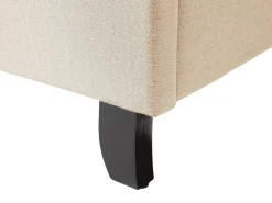 Letto Tessuto BORDEAUX 140 x 200 cm Beige