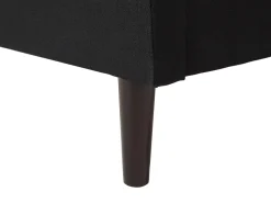 Letto Tessuto COLMAR 180 x 200 cm Nero