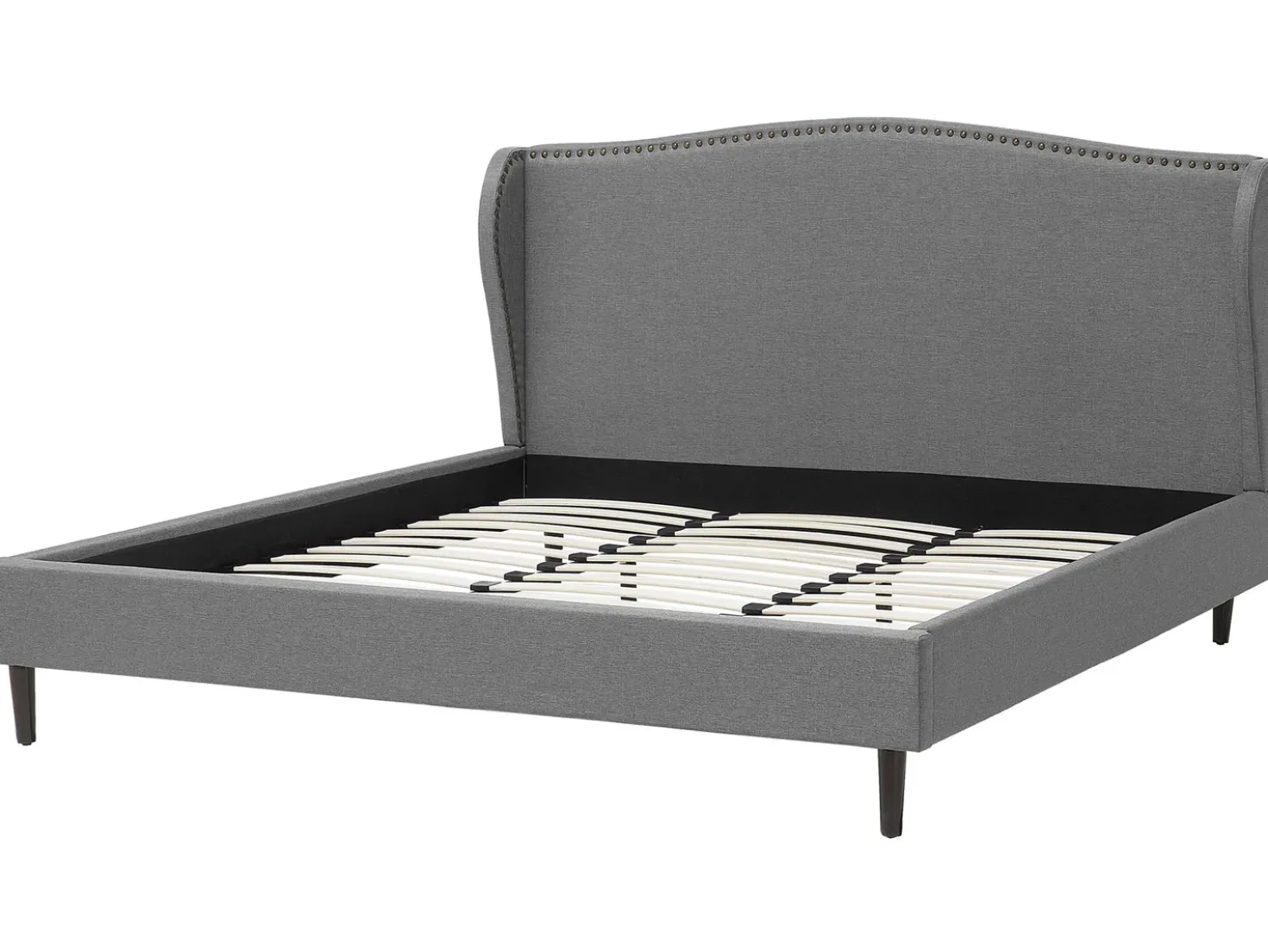 Letto Tessuto COLMAR 180 x 200 cm Grigio