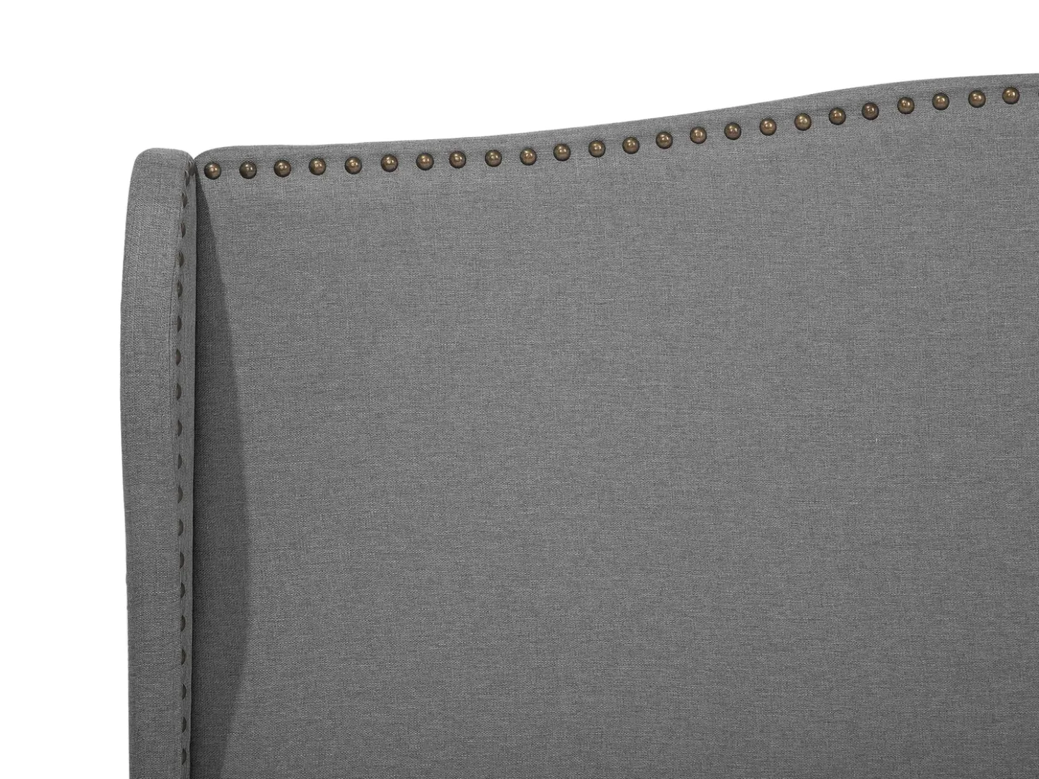 Letto Tessuto COLMAR 180 x 200 cm Grigio