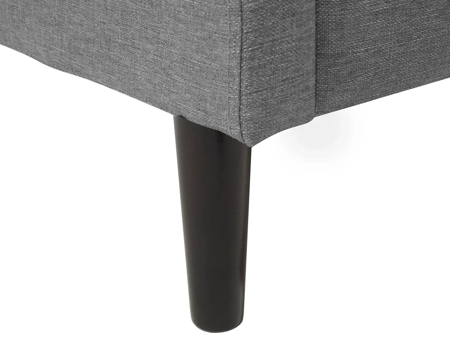 Letto Tessuto COLMAR 180 x 200 cm Grigio